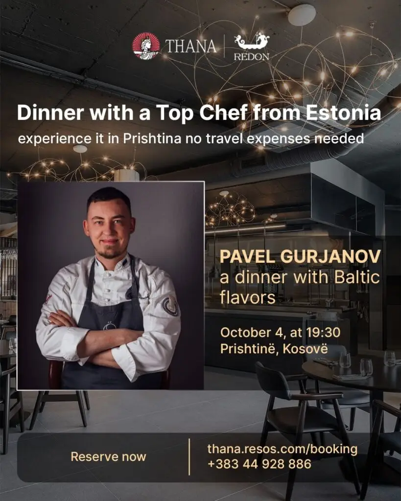 Darkë me top chef nga Estonia Thana Fine Dining